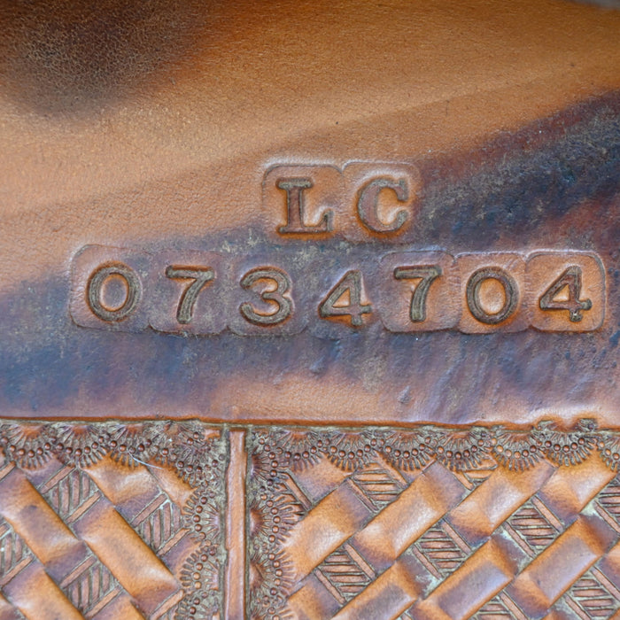 15" USED COATS TEAM ROPING SADDLE Saddles - Used Coats Saddlery