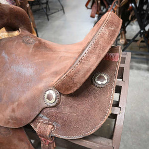 14" USED JEFF SMITH C3 BARREL SADDLE Saddles Jeff Smith   