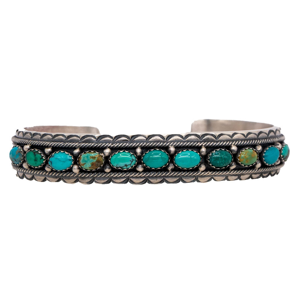 Mark Yazzi Kingman Cuff WOMEN - Accessories - Jewelry - Bracelets Sunwest Silver