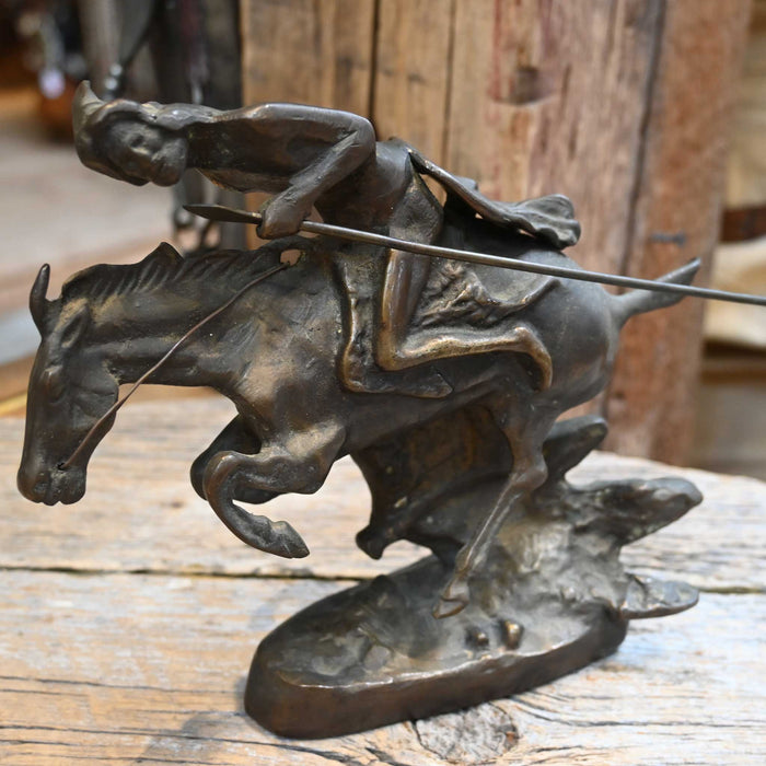 Vintage Indian Warrior Statue Collectibles MISC