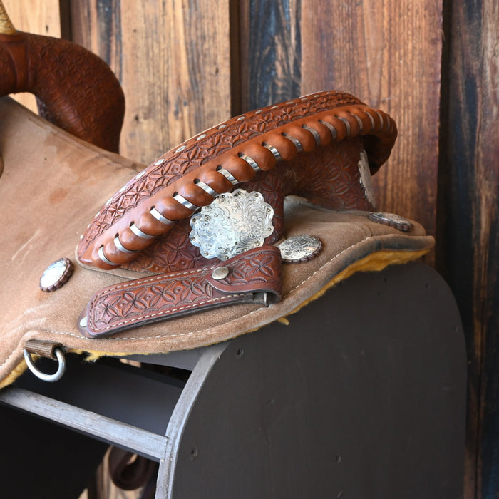 15" USED GENUINE SPORT TREELESS BARREL SADDLE
