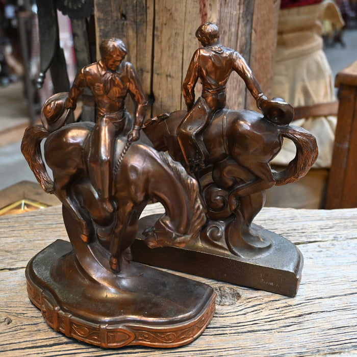Vintage Dodge Inc. Buckin' Horse Bookends Collectibles Dodge Inc.
