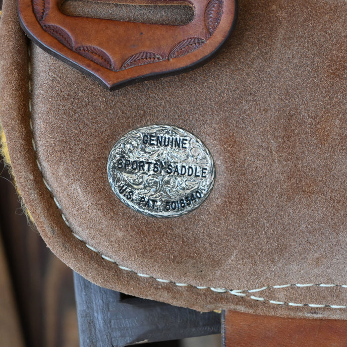 15" USED GENUINE SPORT TREELESS BARREL SADDLE