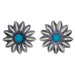 Large Kingman Flower Stud Earrings WOMEN - Accessories - Jewelry - Earrings Sunwest Silver