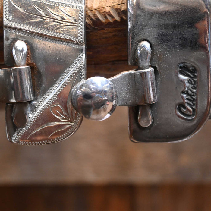Cutrell Silver Mounted 6pt. Spurs