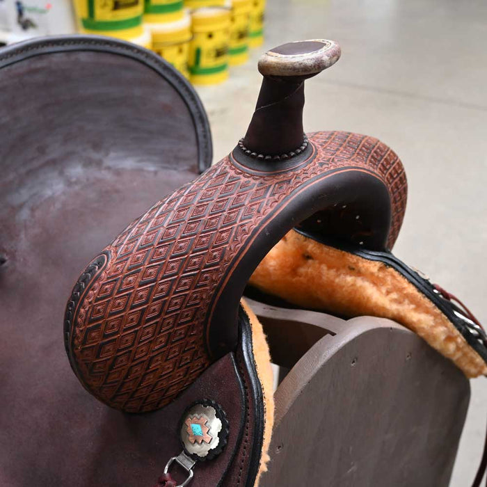 14.5" CIRCLE Y JOSEY CASH MONEY BARREL SADDLE Saddles - New Circle Y Saddlery