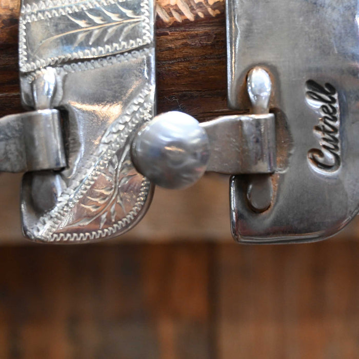 Cutrell Silver Mounted 6pt. Spurs