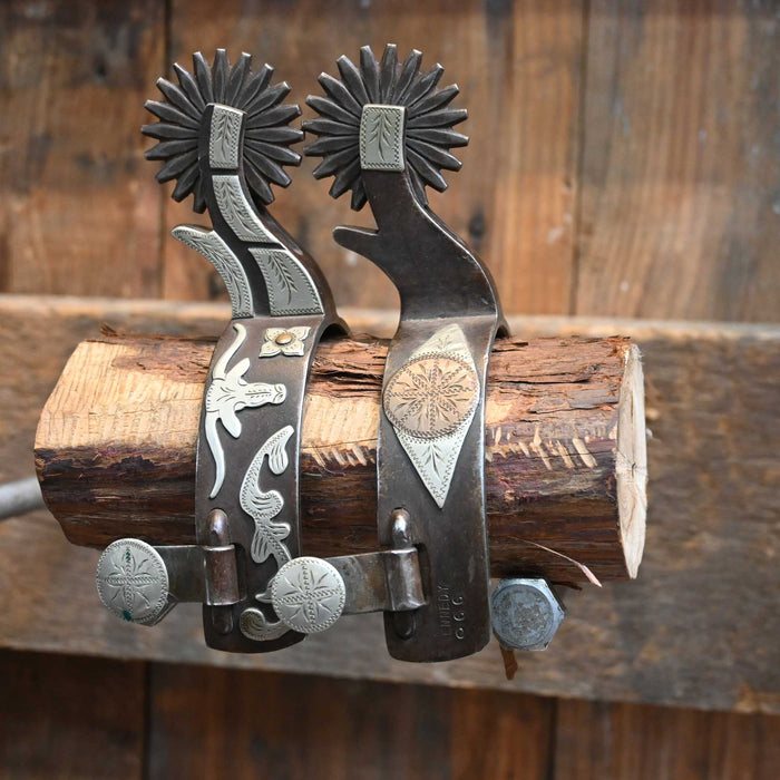 KENNEDY #066 Silver Mounted 20pt. Spurs