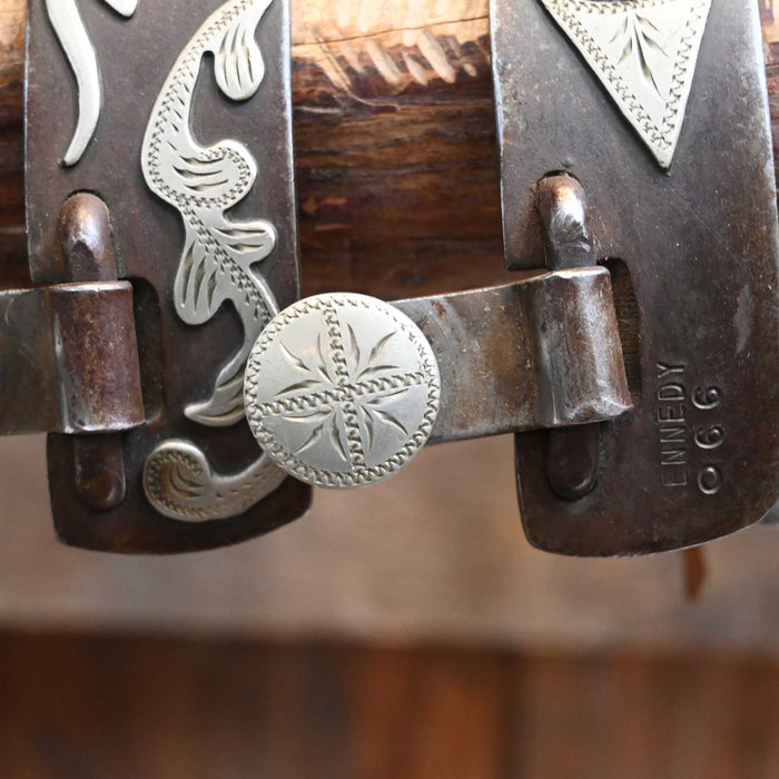 KENNEDY #066 Silver Mounted 20pt. Spurs