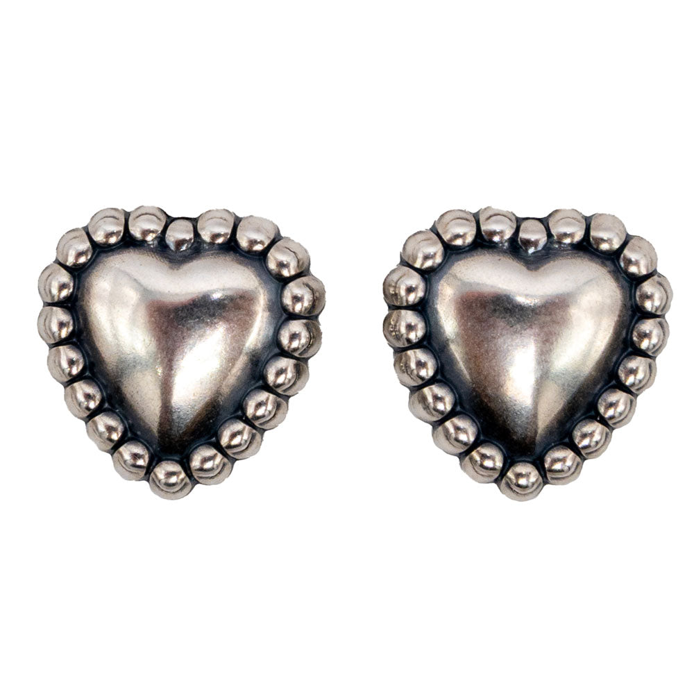 Sterling Heart Stud Earrings WOMEN - Accessories - Jewelry - Earrings Sunwest Silver