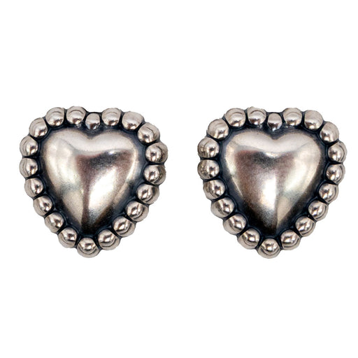 Sterling Heart Stud Earrings WOMEN - Accessories - Jewelry - Earrings Sunwest Silver