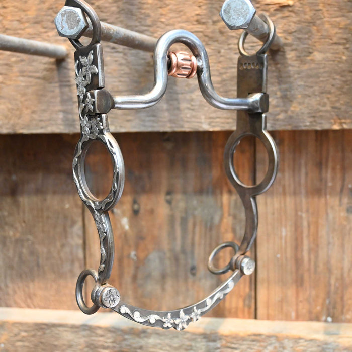MORGAN #251 Silver Mounted Port w/Cricket & Rings Bit