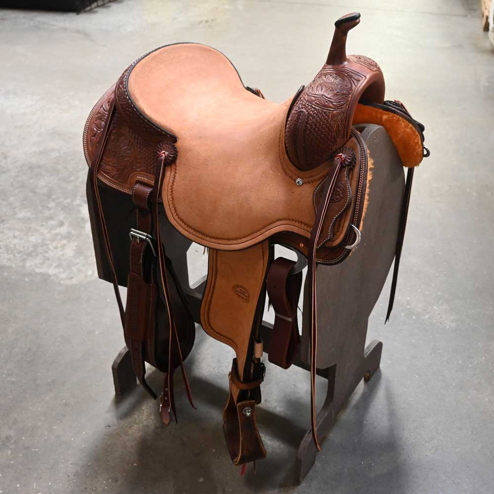 16" TESKEY'S PRO CUTTER SADDLE Saddles Teskey's Saddlery