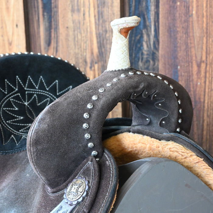 13.5" USED CIRCLE Y ULTIMATE MARTHA JOSEY BARREL SADDLE Saddles - Used Circle Y Saddlery