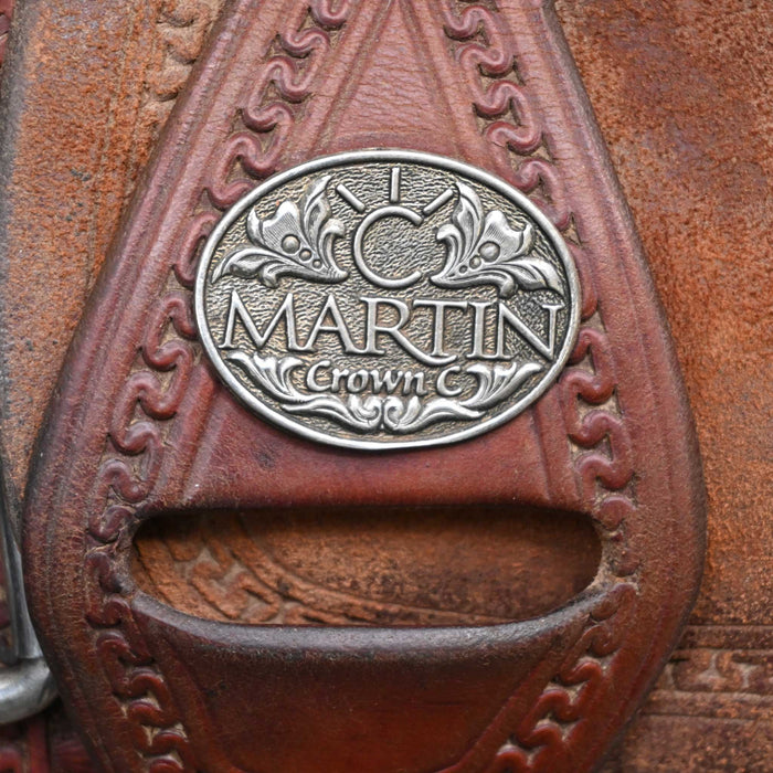 13.5" USED MARTIN CROWN C BARREL SADDLE Saddles - Used Martin Saddlery