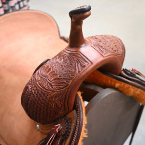 16" TESKEY'S PRO CUTTER SADDLE Saddles Teskey's Saddlery