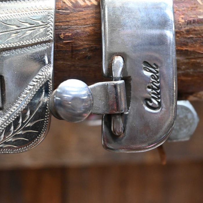 Cutrell Silver Mounted 6pt. Spurs