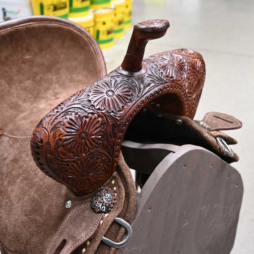 14" SEVEN LIGHTWEIGHT (FIBER TREE) BARREL SADDLE Saddles - New Seven Saddle
