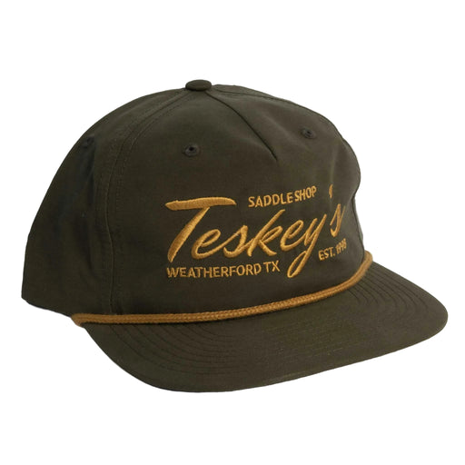 Teskey's Embroidery Rope Cap - Loden/Gold TESKEY'S GEAR - Baseball Caps Teskey's