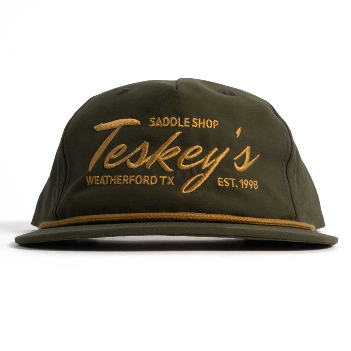 Teskey's Embroidery Rope Cap - Loden/Gold TESKEY'S GEAR - Baseball Caps Teskey's