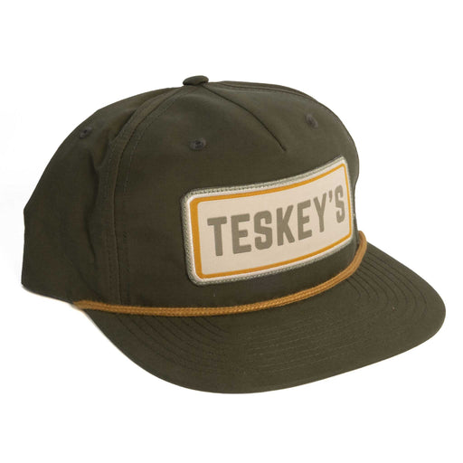 Teskey's Simple Patch Rope Cap - Loden/Gold TESKEY'S GEAR - Baseball Caps Teskey's