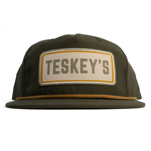Teskey's Simple Patch Rope Cap - Loden/Gold TESKEY'S GEAR - Baseball Caps Teskey's