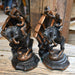 Rare Vintage Art Deco Cowboy Bookends Collectibles MISC