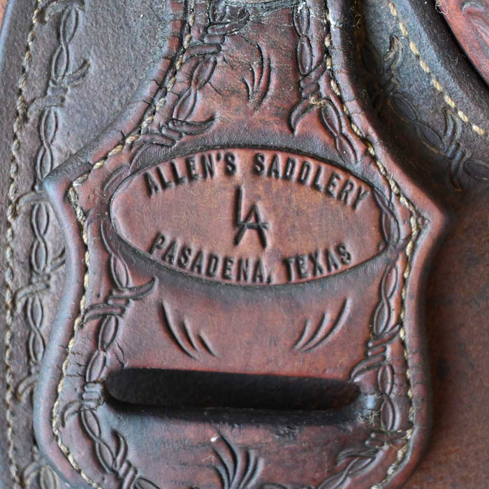 14.5" USED ALLEN RANCH SADDLE Saddles - Used Allen's Saddlery