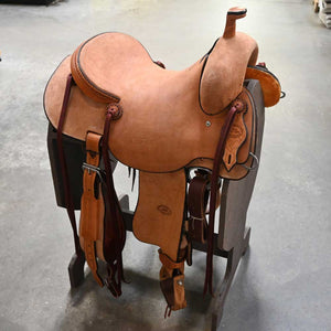 15.5" TESKEY'S PRO CUTTER RANCH CUTTER SADDLE Saddles Teskey's Saddlery