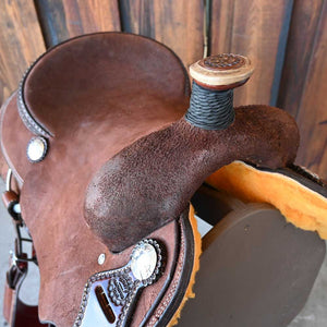 15.5" TESKEY'S ROPING SADDLE Saddles Teskey's Saddlery