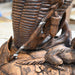 Vintage Black Forest Carved Wood Pen Holder Collectibles MISC