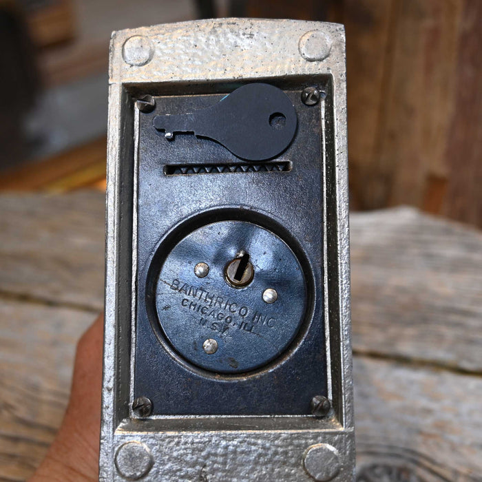 Vintage "Western" Bank w/Lock & Key Collectibles MISC