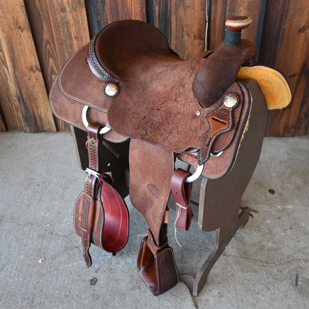 16" TESKEY'S ROPING SADDLE Saddles Teskey's Saddlery