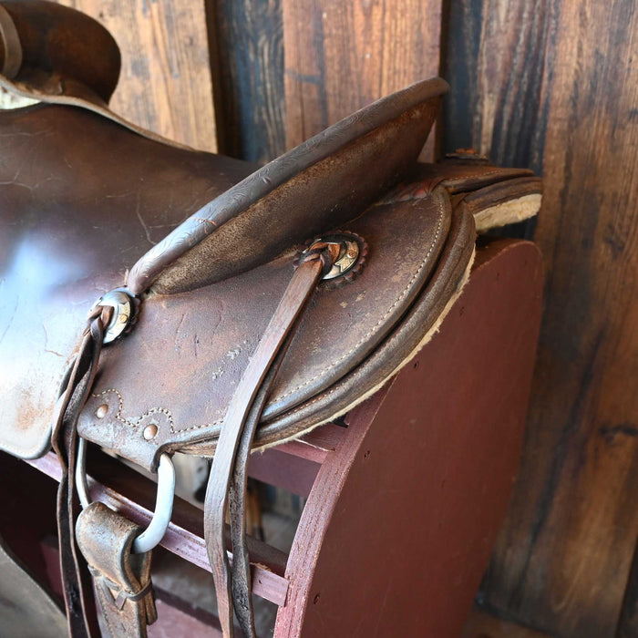 15" USED TRENT WARD RANCH SADDLE
