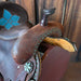 15" USED DOUBLE J POZZI PRO BARREL SADDLE Saddles - Used DOUBLE J SADDLERY