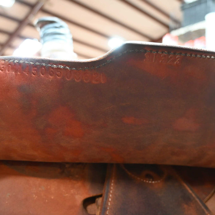 14.5" USED MARTIN TEAM ROPING SADDLE Saddles - Used Martin Saddlery