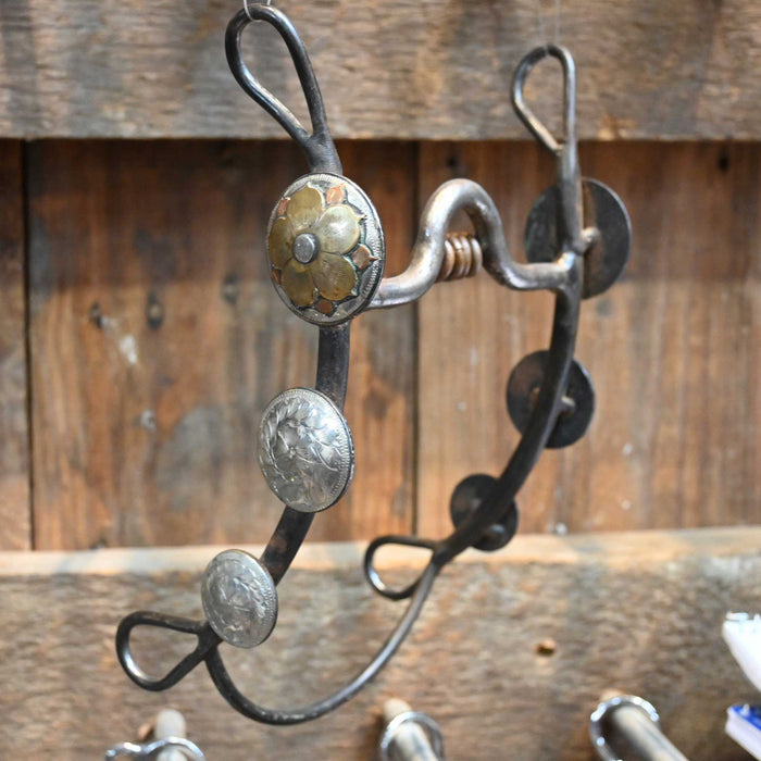 Rod Tuescher Silver Mounted Port w/ Copper Rings Bit