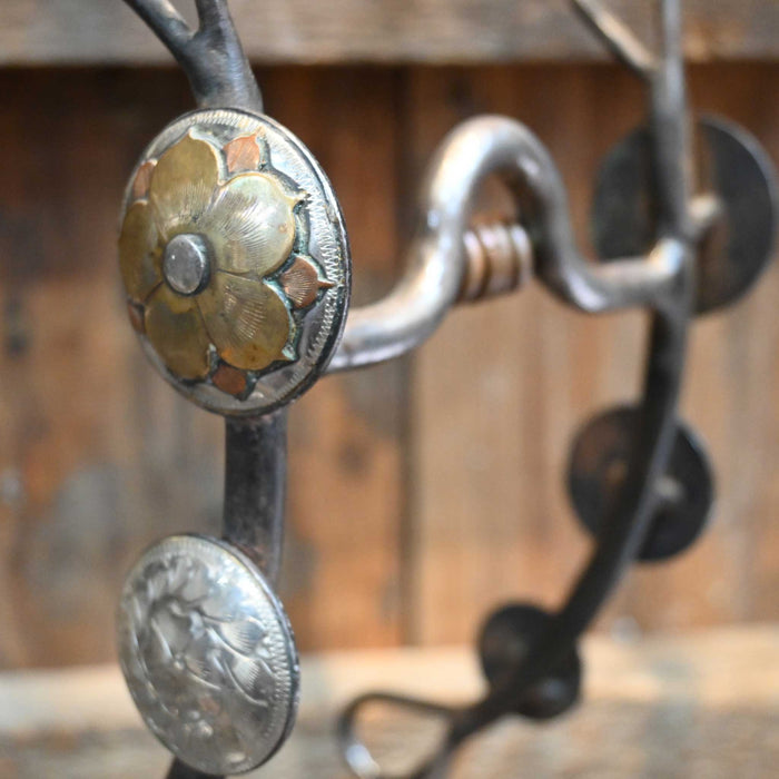 Rod Tuescher Silver Mounted Port w/ Copper Rings Bit