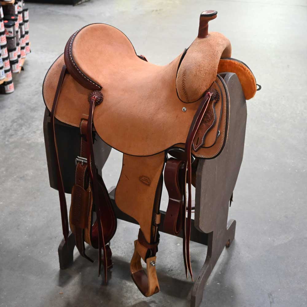 15.5" TESKEY'S PRO CUTTER RANCH CUTTER SADDLE Saddles TESKEY'S SADDLERY LLC