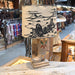 Vintage Ceramic Painted Boot Lamp w/Western Lamp Shade Collectibles MISC