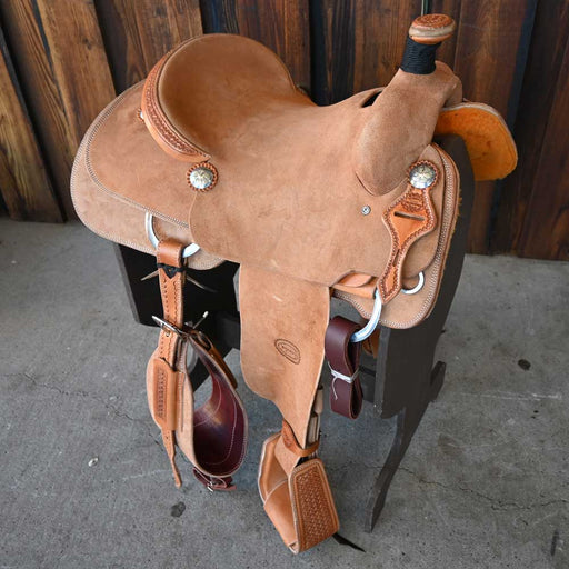 15.5" TESKEY'S ROPING SADDLE Saddles - New Teskey's Saddlery