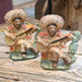Vintage Cast Iron Mexican Man Singing Bookends Collectibles MISC