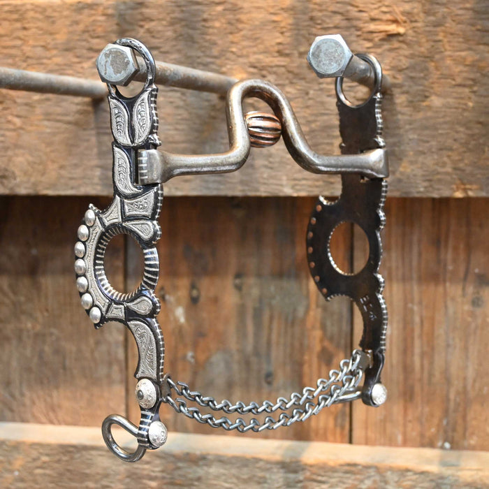 EG* Silver Engraved Port /Cricket Bit