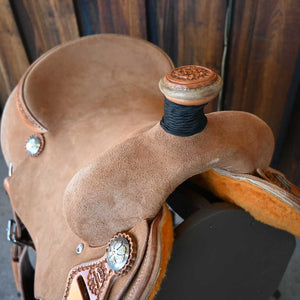 15.5" TESKEY'S ROPING SADDLE Saddles TESKEY'S SADDLERY LLC   