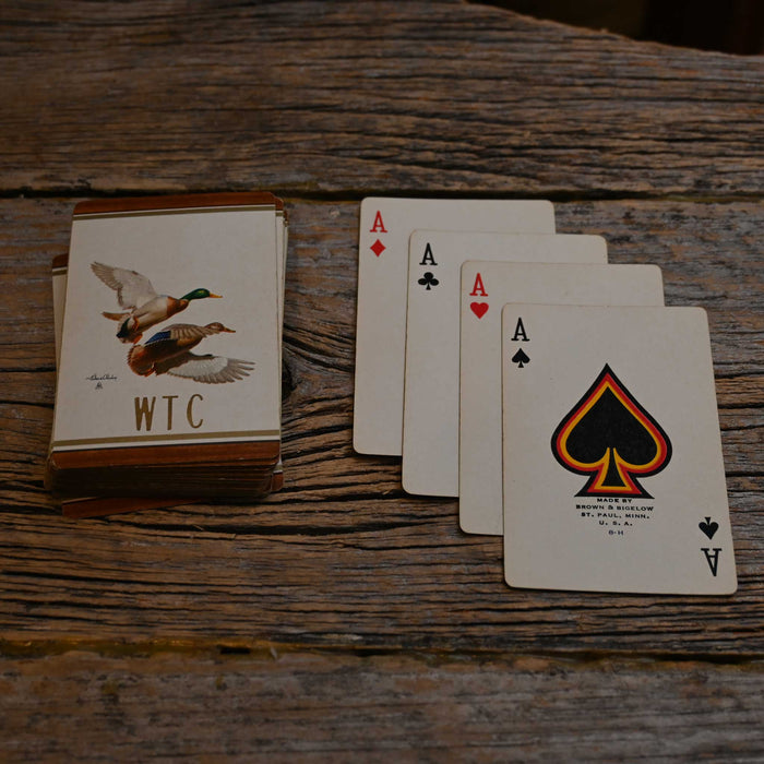 Vintage Duck Playing Cards - Full Deck