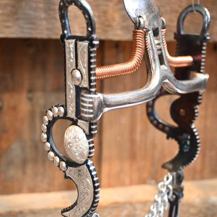 EG* Silver Engraved Spade  Bit