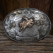 1959 Don Painter Melrose New Mexico SS & 10K Gold Trophy Buckle Collectibles Misc