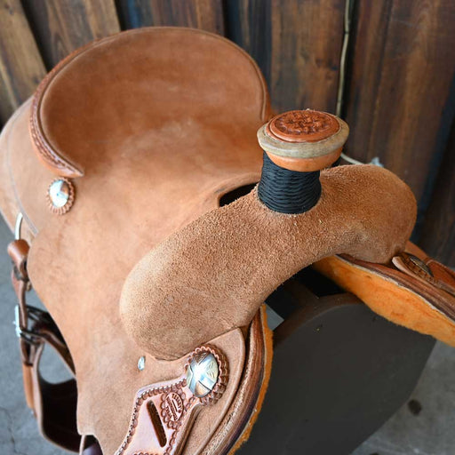 16" TESKEY'S ROPING SADDLE Saddles - New Teskey's Saddlery