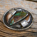 Vintage Unique Sterling Silver Turqouise & Bear Claw's Belt Buckle Collectibles Misc