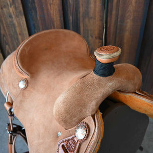 16" TESKEY'S ROPING SADDLE Saddles TESKEY'S SADDLERY LLC   